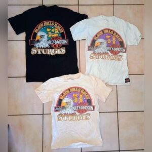 Harley-Davidson Sturgis Tees Lot Size Small